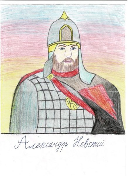 Легкий рисунок Александра Невского