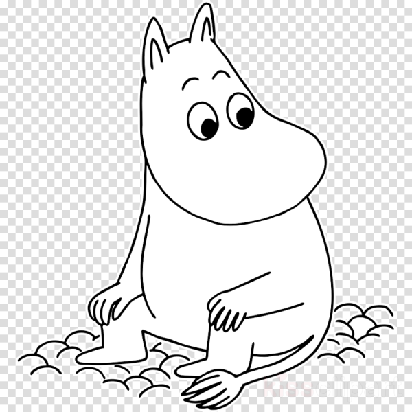 Раскраска Муми Тролли