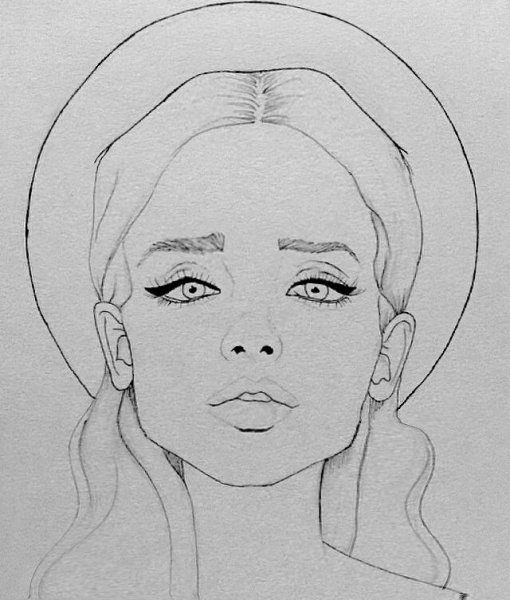 Лицо рисунок