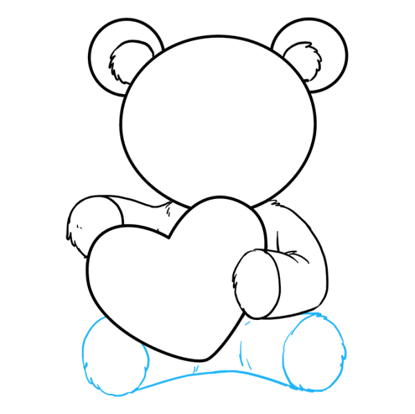 Легкие рисунки мишки