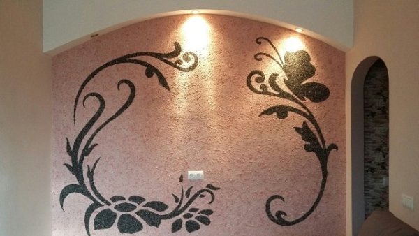 Жидкий обой для дома