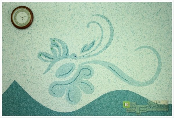 Декор из жидких обоев