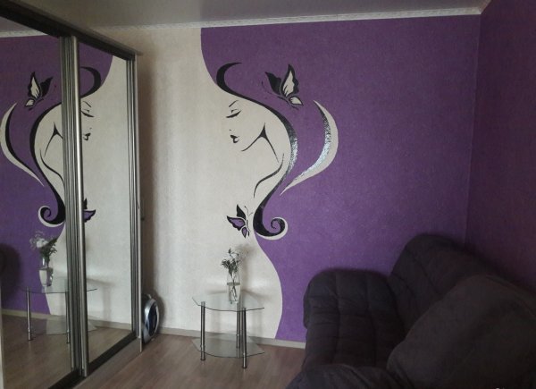 Жидкие обои рисунки