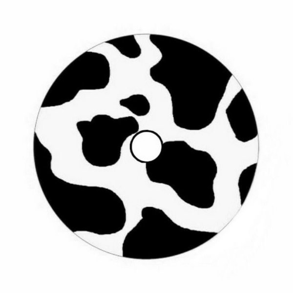 Диск с коровьим принтом
