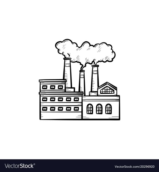 Завод раскраска