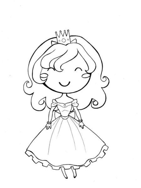 Принцесса рисунок