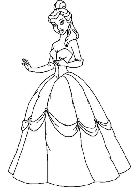 Рисунок принцессы 8 класс