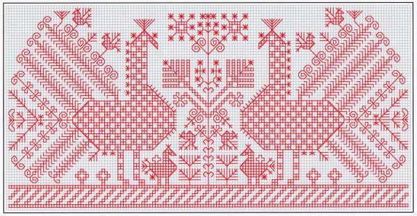 Молвинец оберег схема