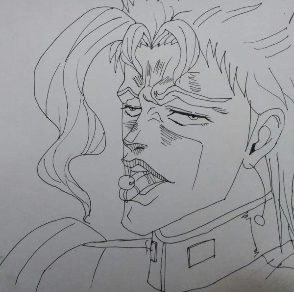 Какёин Нориаки черно белый