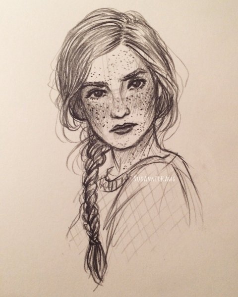 Гермиона Грейнджер для срисовки