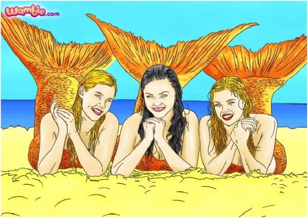 Рисунки h2o просто Добавь воды