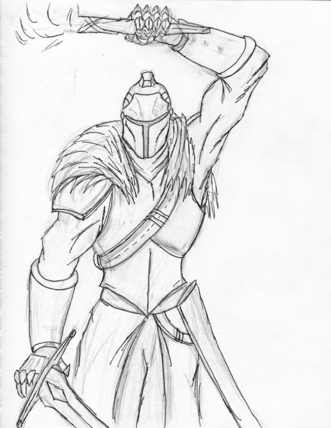 Dark Souls рисовать