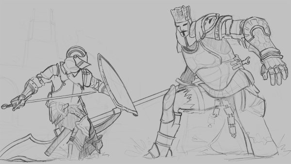 Дарк соулс скетчи