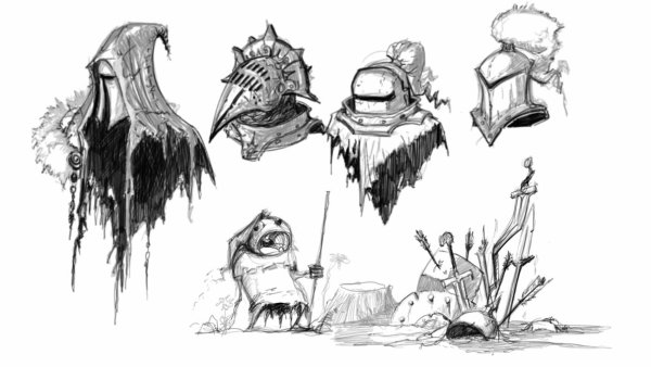 Тату дарк соулс мимик