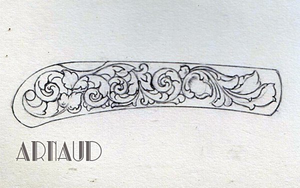 Эскизы для гравировки на ножах