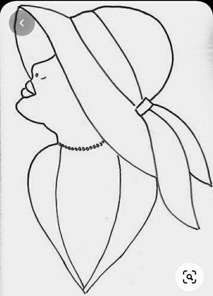 Трафарет для витража для детей