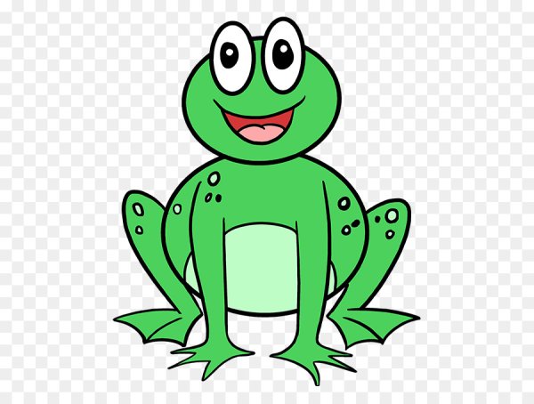 Лягушка поэтапное рисование для детей