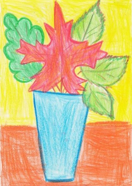 Рисование осенний букет