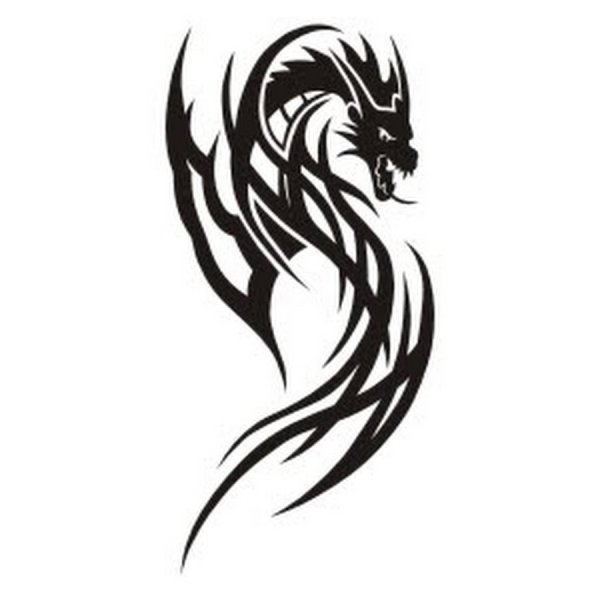 Тату Скорпион трайбл эскиз