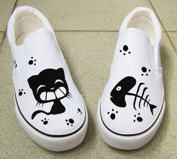 Разрисованные кеды