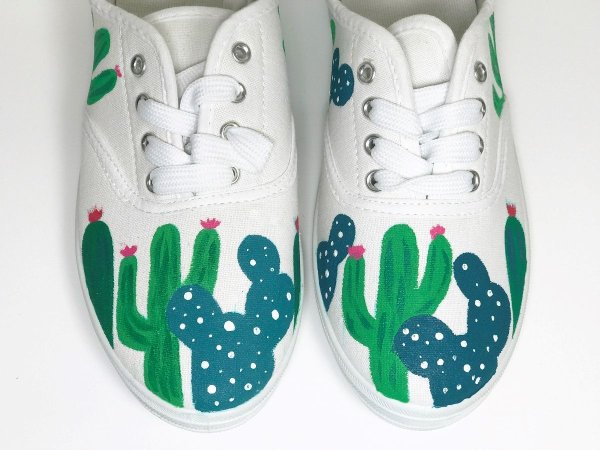 Раскрашенные ботинки