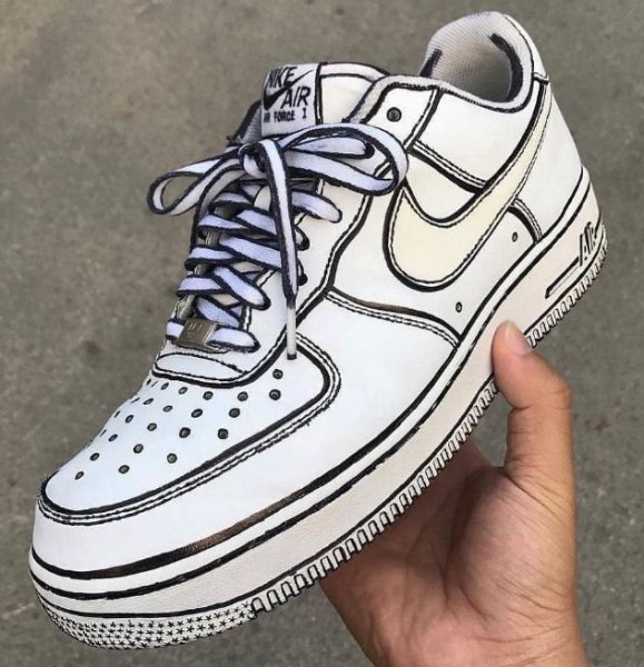 Кастом обуви Air Force