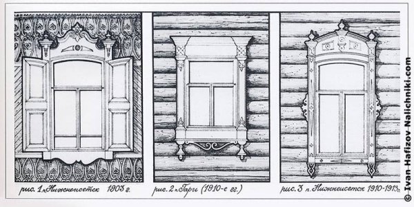 Орнамент для наличника на окна
