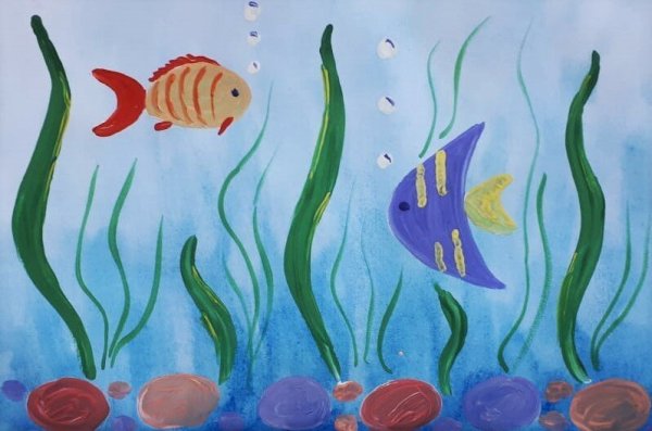 Рисование Морское дно
