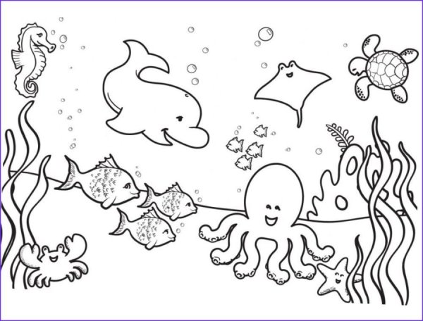 Рисование на тему подводный мир