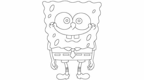 Спанч Боб картинки для срисовки