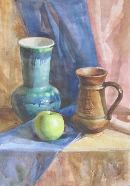 Акварелью лессировка Академическая живопись