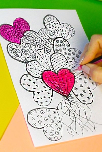 Открытка карандашом