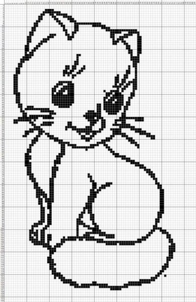 Монохромная вышивка детская