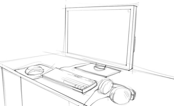 Лёгкие рисунки на компьютере