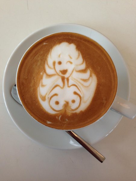 Капучино латте арт