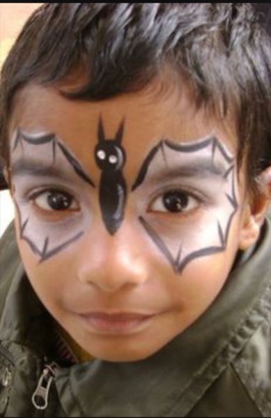 Аквагрим на Хэллоуин для детей