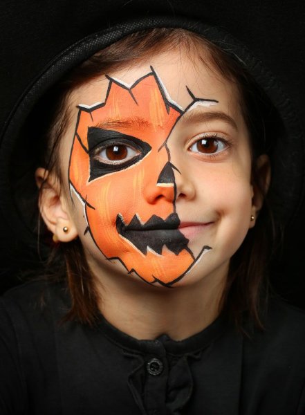 Макияж на Хэллоуин для детей