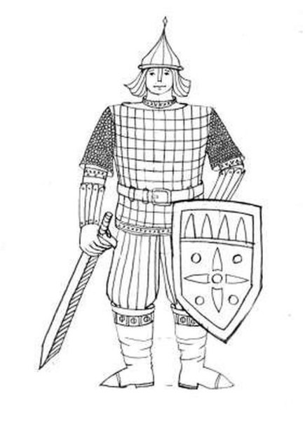 Древнерусские воины-защитники. (1-Й из 1 ч.)