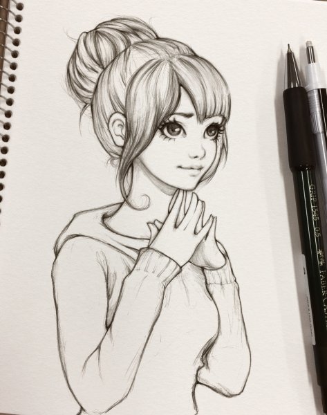 Милые рисунки для скейч бука