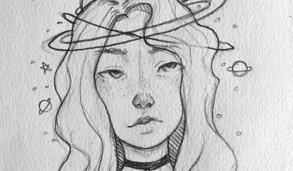 Рисунки для срисовки лёгкие девушки