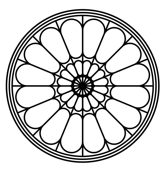 Круговой орнамент легкий