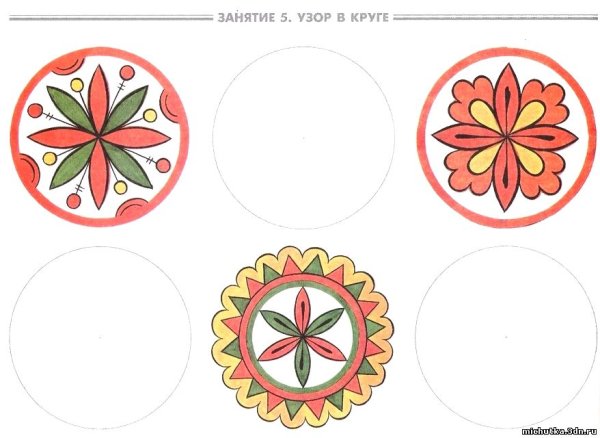 Узор в круге