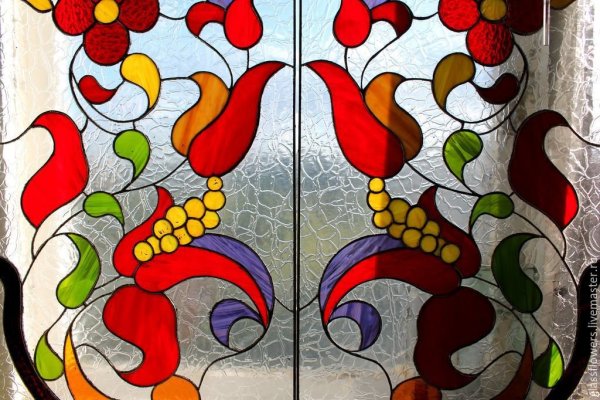 Витражи в виде цветов