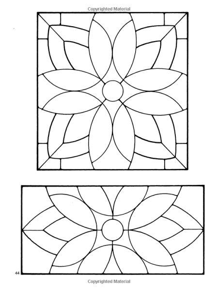 Витражи для раскрашивания детям