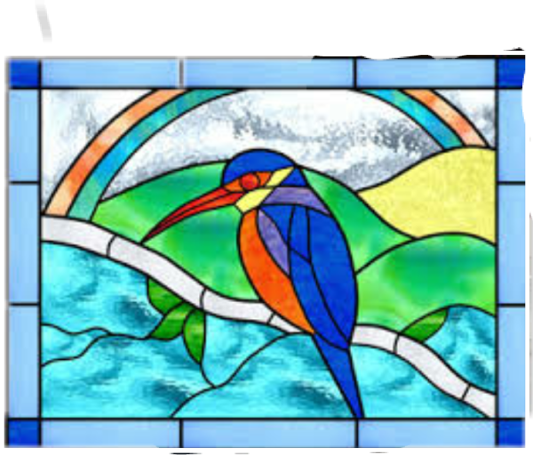 Рисование в технике витраж