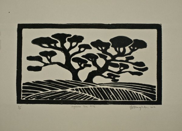 Линогравюра штрихи