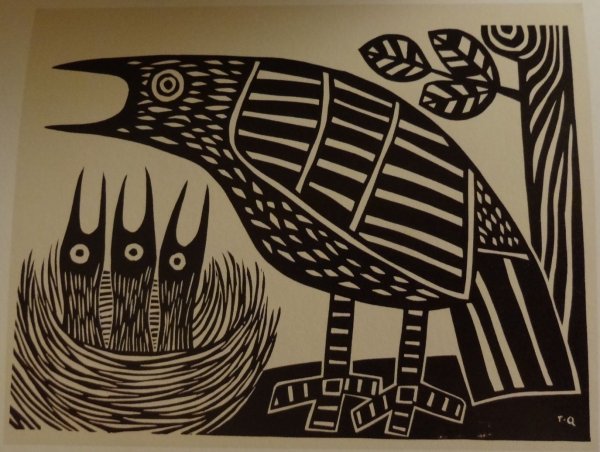 Анри Лоранс линогравюра