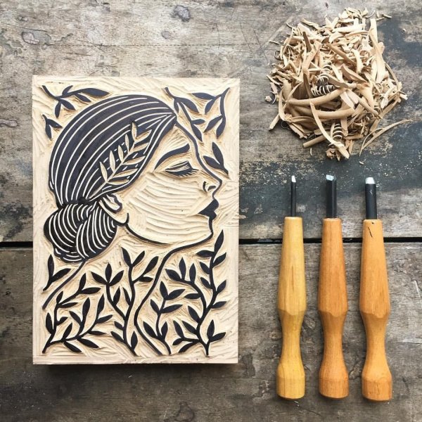 Шевердяев линогравюра