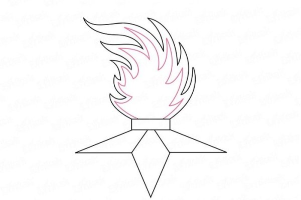 Вечный огонь рисунок