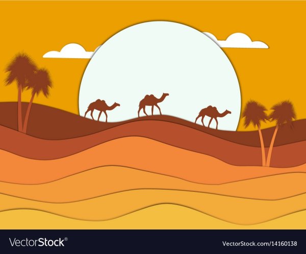 Пустыня рисунок